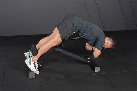 The name hyperextensions are being used for back extension exercises that are done using a hyperextension bench in a fitness gym. However the name 'hyperextensions' is a misnomer, because what you are trying to do here is only to extend the spine within its normal range and not beyond its normal range of motion.